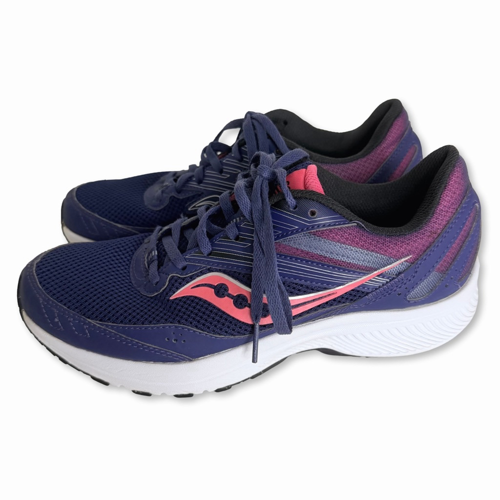Saucony Cohesion 15 Running Shoes Purple Pink Women's Size 9.5